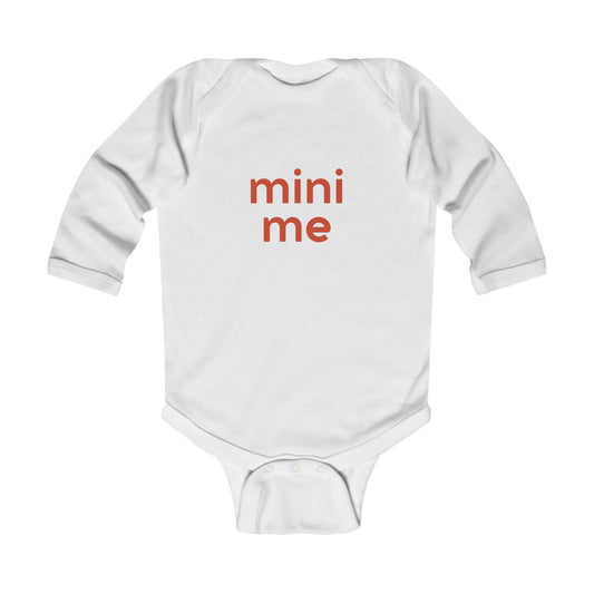 Mini Me - Baby Long Sleeve Bodysuit Co-ord, 5 Colors, Suitable for Ages 0-18 Months