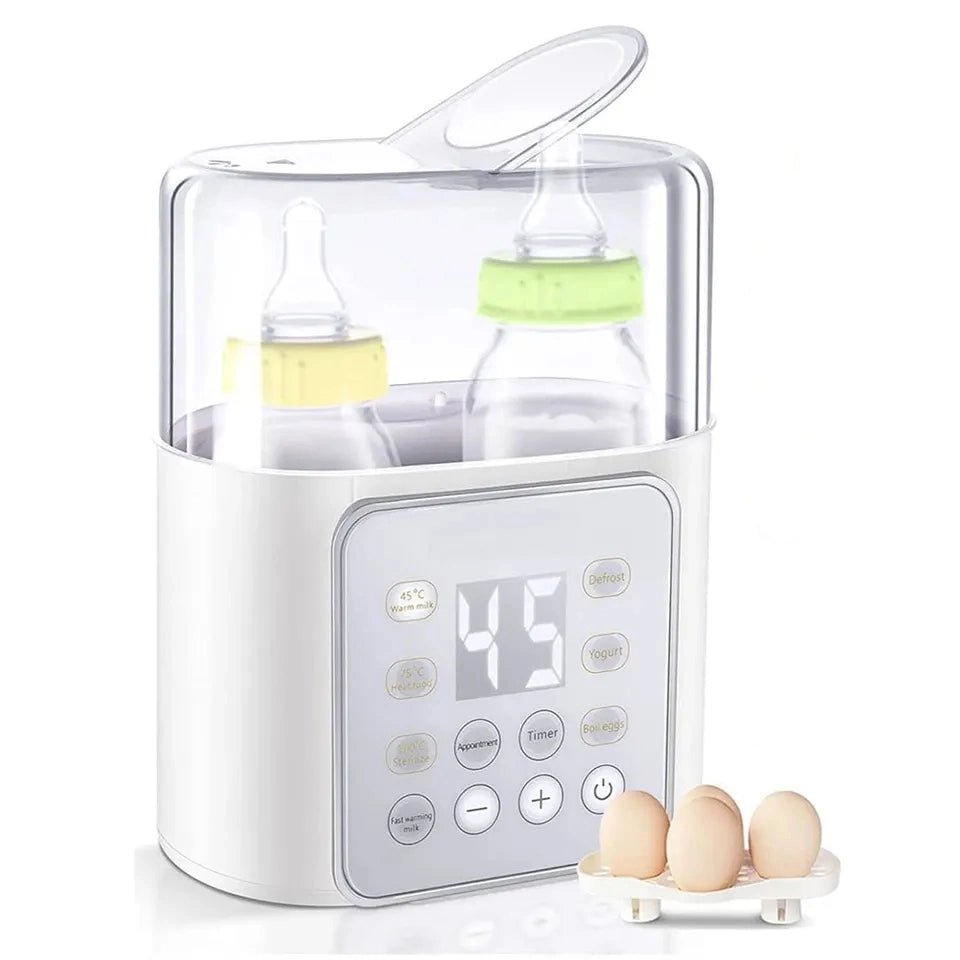 Baby Bottle Warmer & Sterilizer: 6 Functions in 1, Temperature Control, Large Capacity. Take Care of Your Baby with Maximum Comfort and Hygiene!