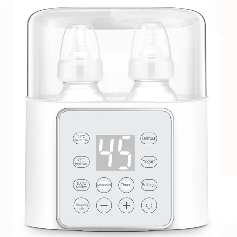 Baby Bottle Warmer & Sterilizer: 6 Functions in 1, Temperature Control, Large Capacity. Take Care of Your Baby with Maximum Comfort and Hygiene!