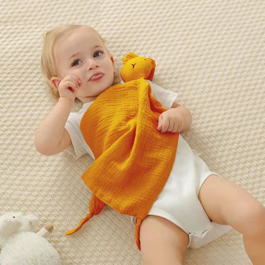 Rabbit Muslin Cotton Blanket 30x30 cm: Wrap Your Baby in a Hug of Comfort Inspired by the Maternal Bond, Suitable for Ages 0-24 Months