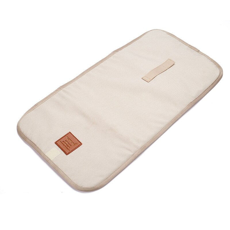 Travel Changing Mat 58.5 x 30.5 cm (Open), Padded and Foldable with Closure, Available in Six Colours, Suitable for 0-6 months